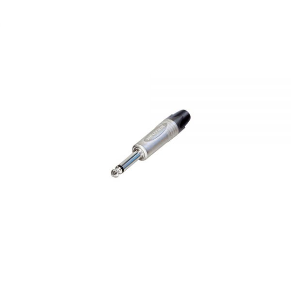 Stecker  Klinke 6,3 mm  Mono Neutrik vernickelt  