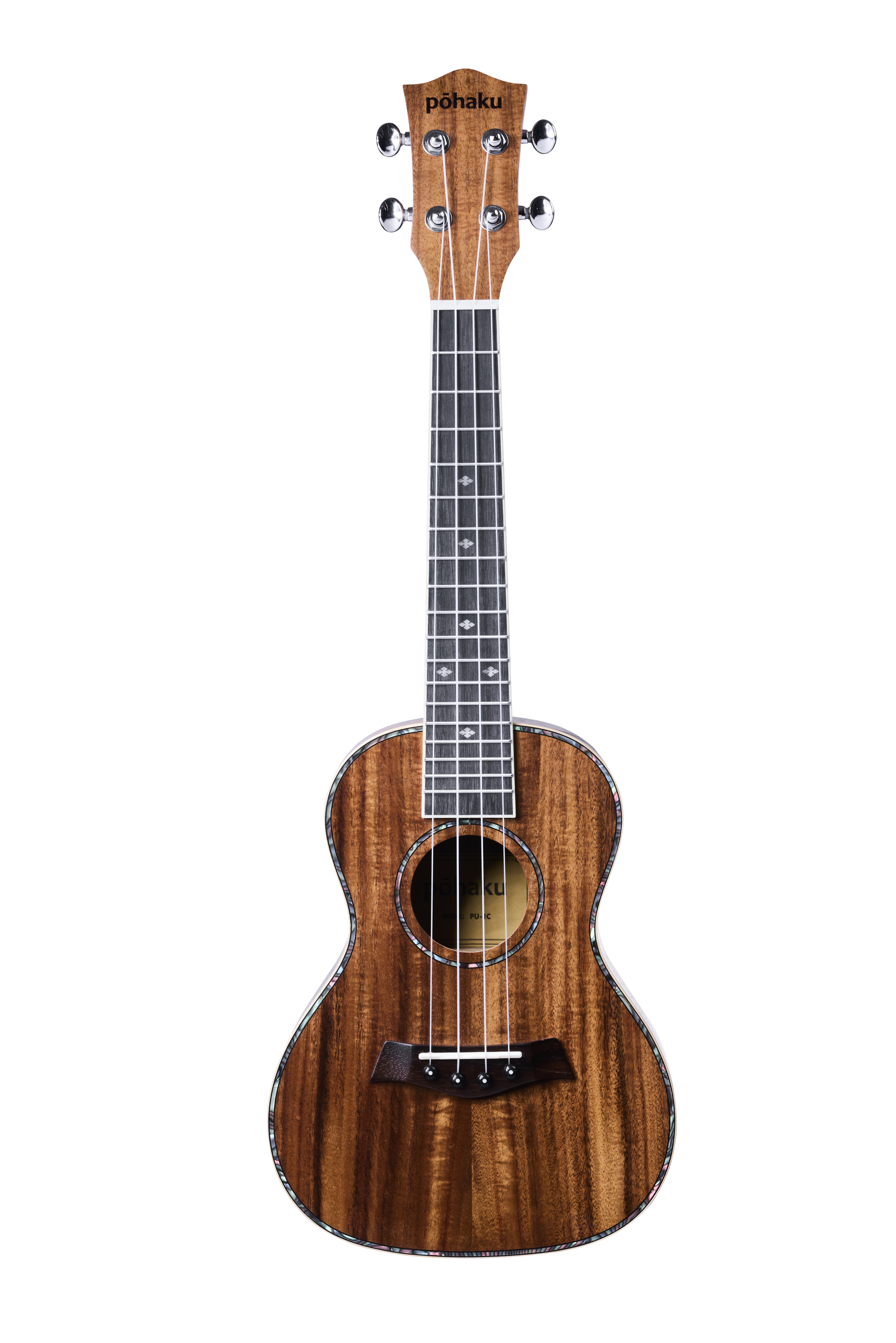 Pohaku Concert Uke KOA PU-1C w/bag