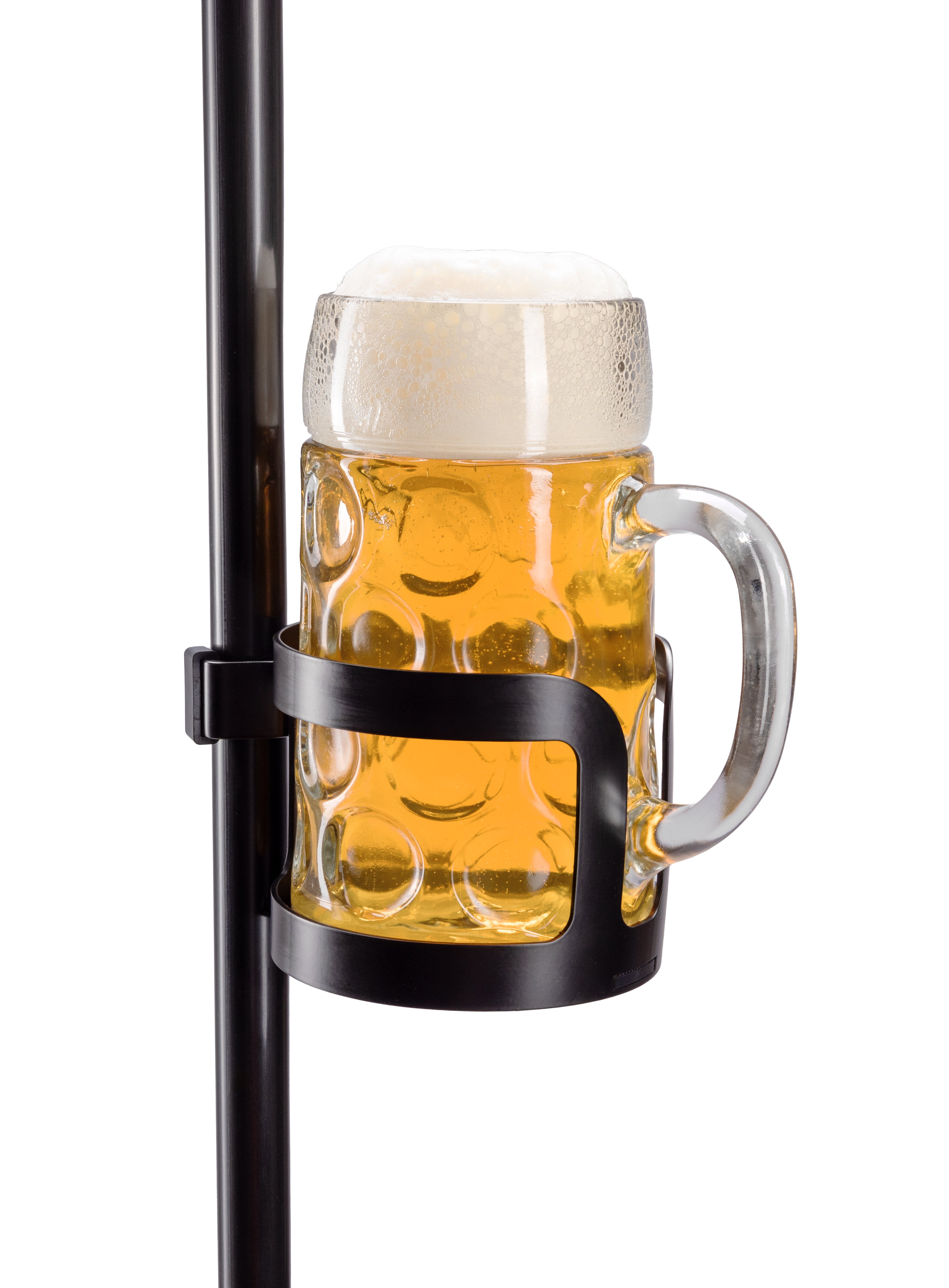 K+M Getränkehalter/Maßkrughalter schwarz 16026