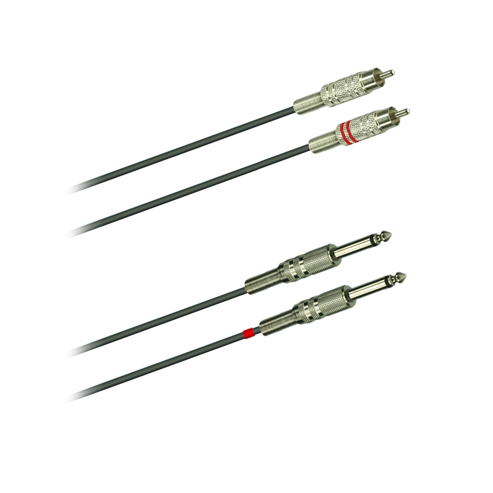 Audio Kabel  2 x Cinch/2 x Klinke 3,0 m  