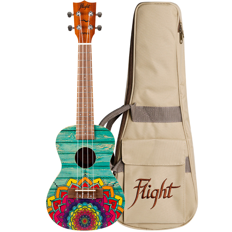 Flight AUC 33 Mansion Concert Uke w/bag