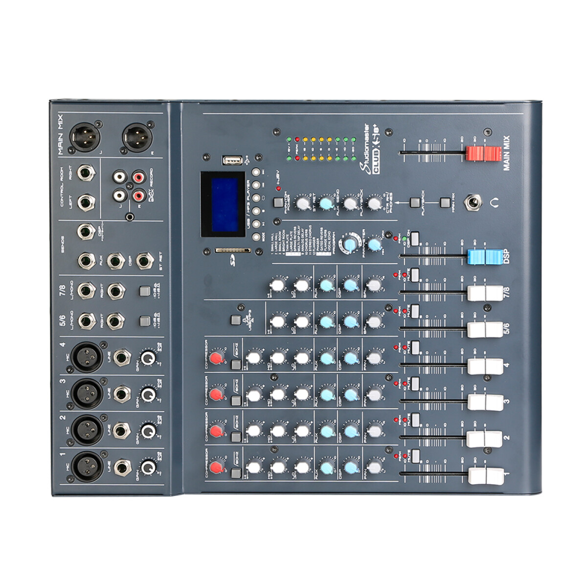 Studiomaster Club XS8 + Mischpult  